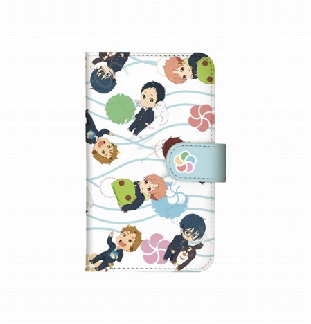 ツルネ 風舞高校弓道部 手帳型スマホケース マルチll C 総柄 ホビーの総合通販サイトならホビーストック