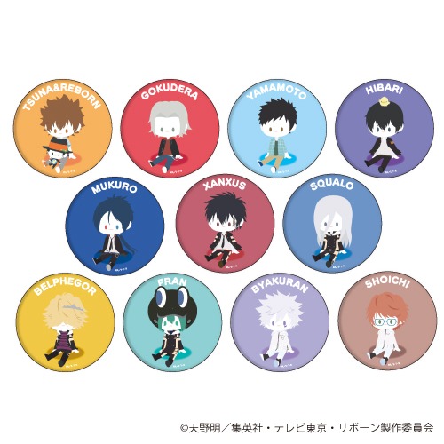 家庭教師ヒットマンREBORN！ 缶バッジ 34 ぽすてる 11個入り1BOX