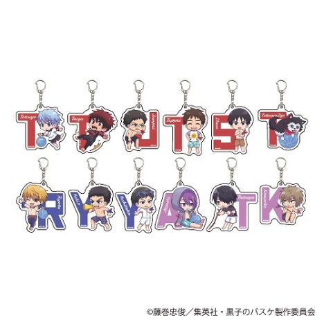 黒子のバスケ アクリルキーホルダー 02 ビーチバスケver ミニキャラ 12個入り1box ホビーの総合通販サイトならホビーストック