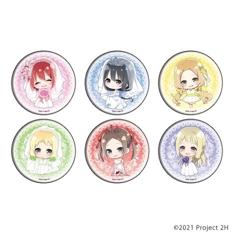 結城友奈は勇者である 大満開の章 缶バッジ 02 花嫁ver ミニキャラ 6個入り1box ホビーの総合通販サイトならホビーストック
