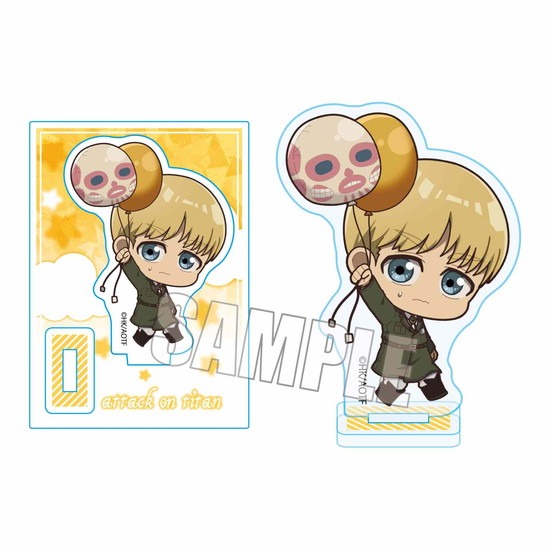 進撃の巨人 ぷかっしゅミニスタンド アルミン・ アニメ・キャラクターグッズ新作情報・予約開始速報