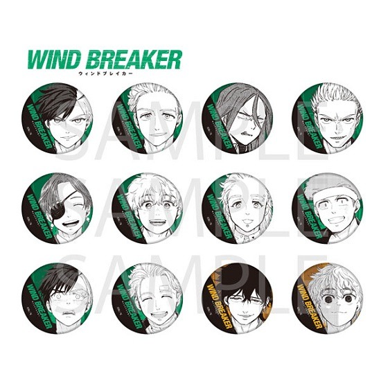   【再販】WIND BREAKER トレーディング 缶バッジ  アニメ・キャラクターグッズ新作情報・予約開始速報