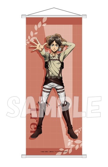 進撃の巨人 スリムタペストリー ひなたぼっこver アニメ・キャラクターグッズ新作情報・予約開始速報
