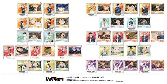 ハイキュー！！ フォト風メタルステッカーコレクション 24個入り