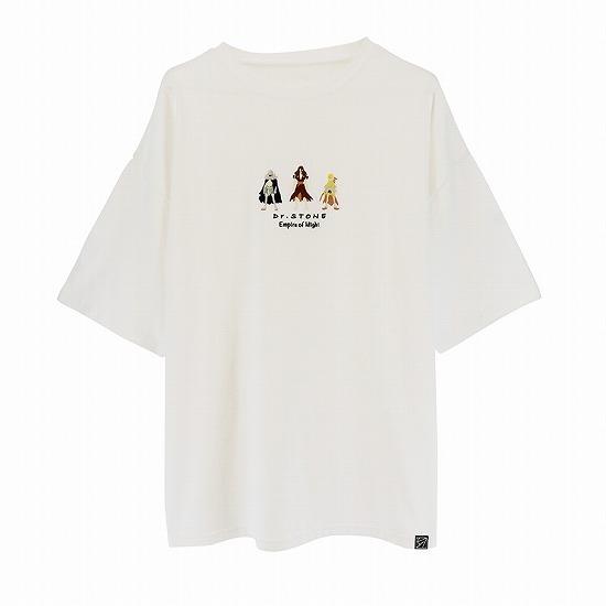 ソリッドカラーの刺繍がお洒落\tDior\tAND STONE  Tシャツ Dr.STONE STONE WARS 刺繍Tシャツ 科学王国｜ホビーの総合通販