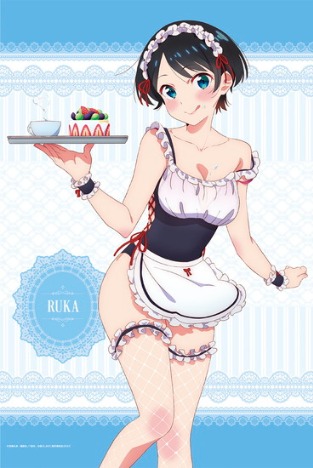 TVアニメ 彼女、お借りします 描き下ろしB2タペストリー 水着メイドver