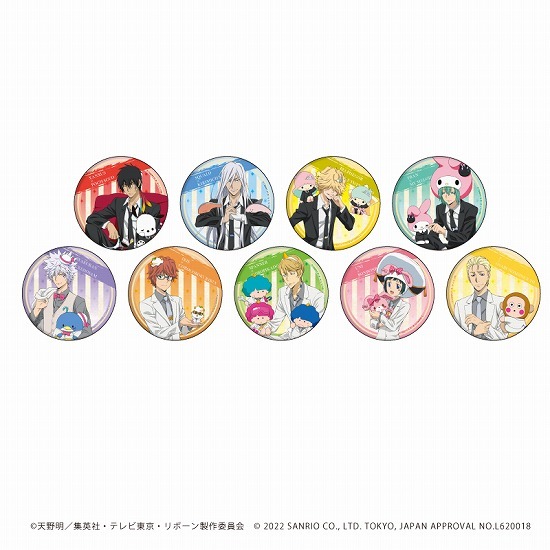 家庭教師ヒットマンREBORN！×SANRIO CHARACTERS 缶バッジ 05 9個