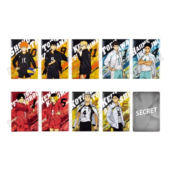 ハイキュー！！ スタンド缶バッジ 10個入り1BOX｜ホビーの総合通販