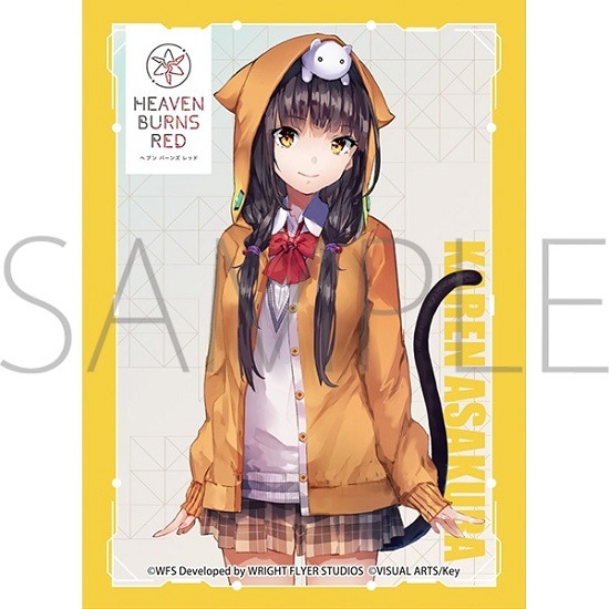 ヘブンバーンズレッド 朝倉可憐　スリーブ デッキケース　各１セット グッズ-カードケース】ヘブンバーンズレッド キャラクターデッキ