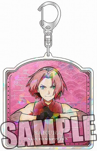 NARUTO ナルト 春野サクラ アクリルキーホルダー ツリービレッジ NARUTO-ナルト- 疾風伝 ホログラムアクリルキーホルダー春野
