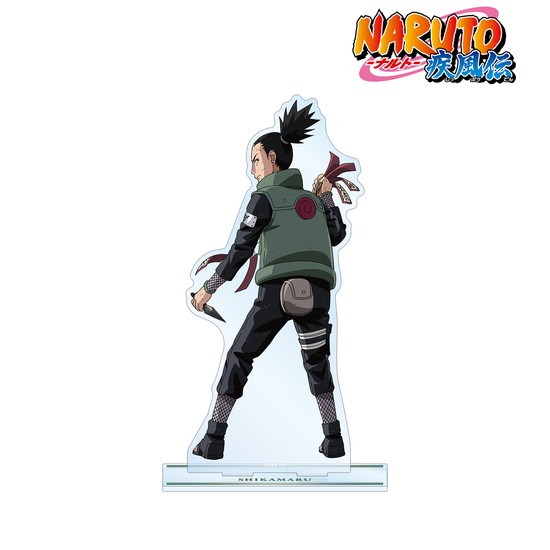 NARUTO-ナルト-　奈良シカマル　戦う背中　キャラファイングラフ　複製原画 NARUTO-ナルト- 疾風伝 描き下ろしイラスト 奈良シカマル 戦う