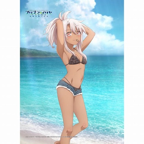 プリズマ☆イリヤ　Blu-ray 特典　水着　タペストリー Fate/kaleid liner プリズマ☆イリヤ【水着】B2タペストリー2点