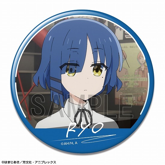 ぼざろ　山田リョウ　缶バッジ(コミケ) アニメ「ぼっち・ざ・ろっく！」 - 山田リョウ TINY 76mm缶
