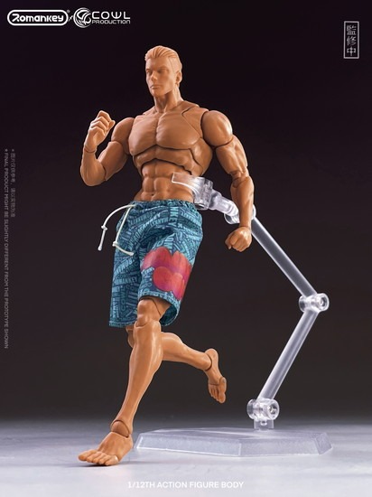 Amazon.co.jp: Romankey X COWL 1/12 フィギュア 男性 超可動 素