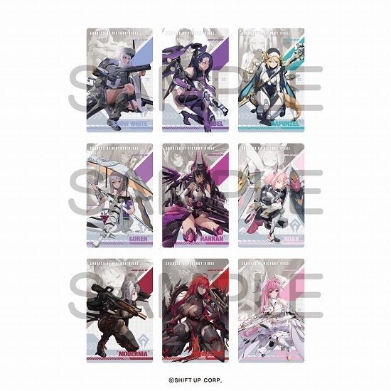 勝利の女神:NIKKE ガンガールメタルカードコレクション 10個 勝利の女神:NIKKE ガンガールメタルカードコレクション 10個