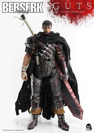 再販】threezero ベルセルク Guts (Black Swordsman) （ガッツ