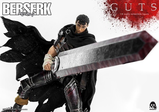 再販】threezero ベルセルク Guts (Black Swordsman) （ガッツ