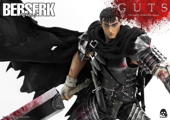 再販】threezero ベルセルク Guts (Black Swordsman) （ガッツ