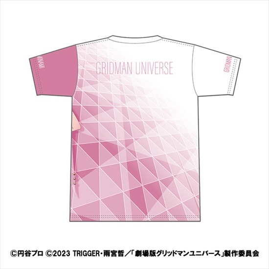 Tシャツ　南夢芽 フルグラフィックTシャツ ホワイト メンズXLサイズ 「グリッドマン ユニバース」 グリッドマン ユニバース Tシャツ 南夢芽 Lサイズ