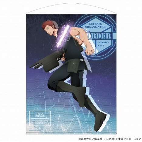 ワールドトリガー 烏丸京介 描き下ろし 烏丸京介 65mm缶バッジ トリガー起動（オン）Ver