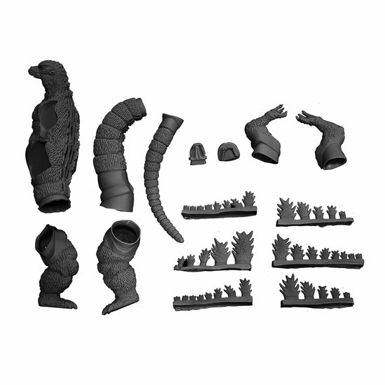 値下げ海洋堂　ゴジラ1984　1/250 ソフビキット　パーツ1点欠品 Amazon.co.jp: ゴジラ(1984) 1/250 ソフビキット復刻版 1/250