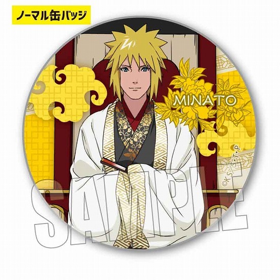 NARUTO-ナルト- 疾風伝 トレーディング缶バッジ 玉座ver. 9個