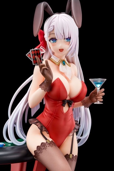 聖剣学院の魔剣使い リーセリア・レイ・クリスタリア 深紅のバニーフィギュア 日本コロムビア 聖剣学院の魔剣使い 1/6 リーセリア・レイ・クリスタ