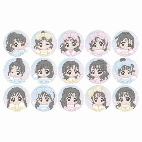 アイドル STU48 缶バッジコレクション ミニキャライラスト 10個入り STU48 缶バッジ