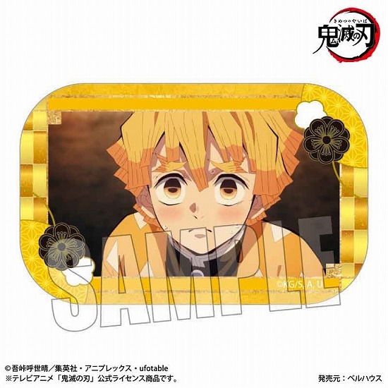 我妻善逸　ムービック　缶バッジ 鬼滅の刃 缶バッジセット 善逸＆伊之助: キャラグッズ