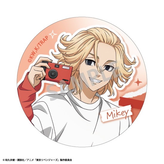 東京リベンジャーズ トレーディング缶バッジ カメラさんぽ 7個