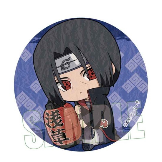 NARUTO-ナルト- 疾風伝 トレーディング和紙風缶バッジ ぎゅ