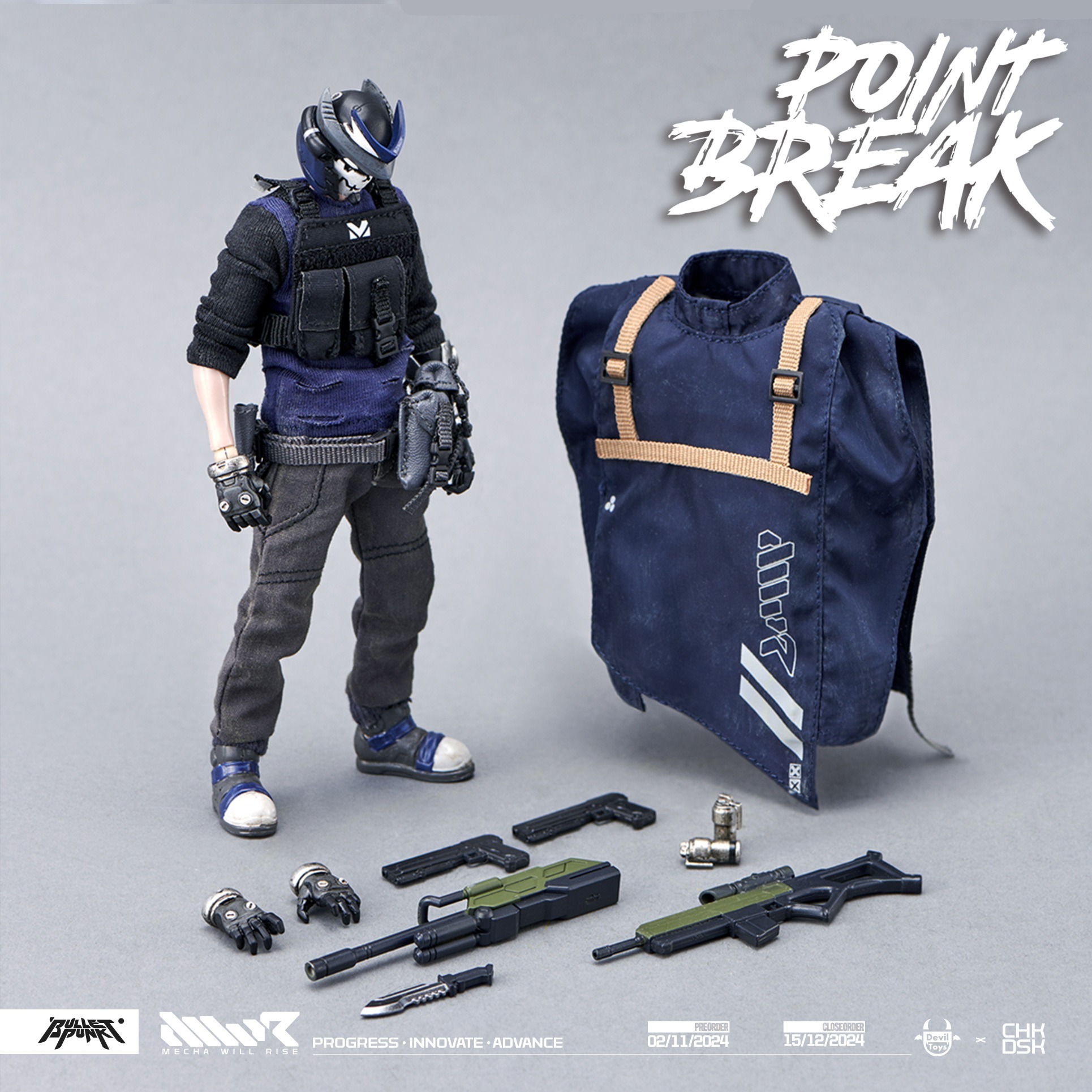 Devil Toys Carbine (Point Break Version) 1:12 Scale Action