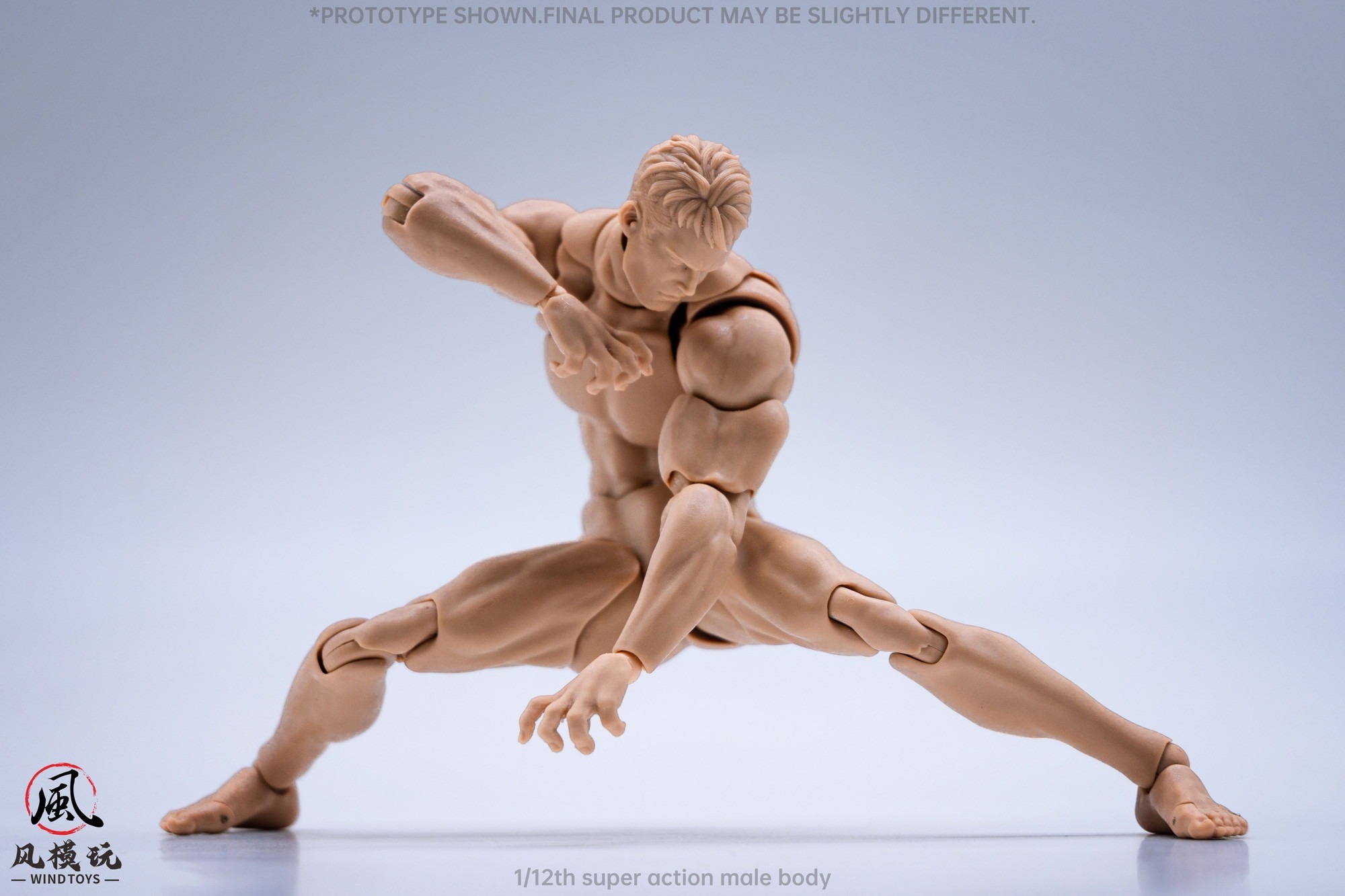 WIND TOYS 1/12スケール 超可動フィギュア男性素体 ノーマル