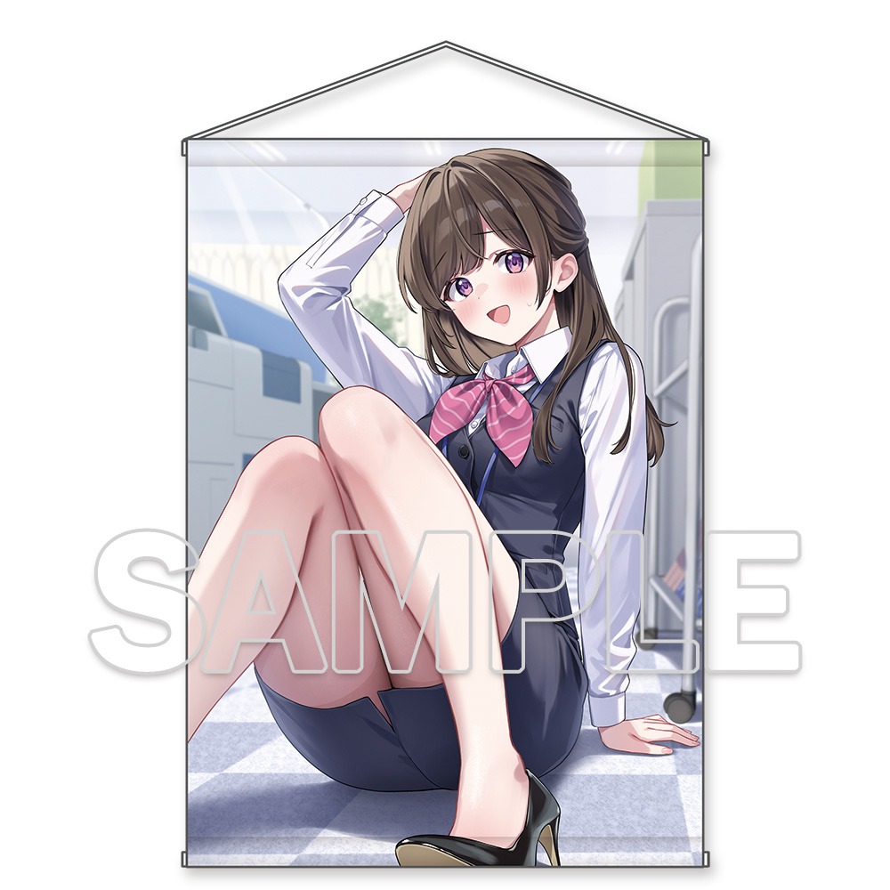 天城しの描き下ろし 受け付けちゃんタペストリー｜ホビーの総合通販サイト ホビーストック