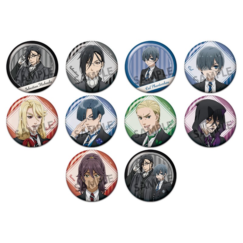 黒執事 -寄宿学校編- 缶バッジコレクション vol.1 50個入り1BOX