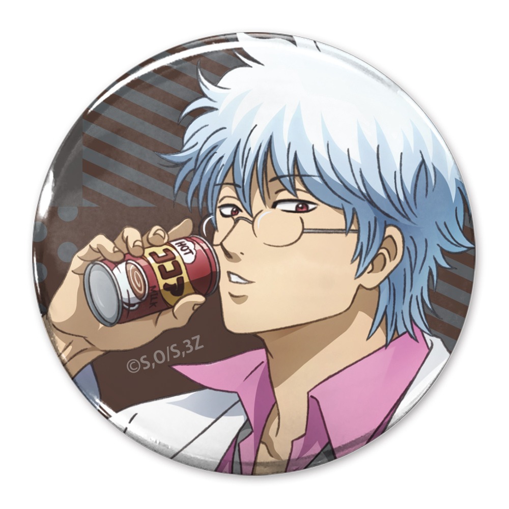 TVアニメ 3年Z組銀八先生 描き下ろし 坂田銀八 65mm缶バッジ TVアニメ 3年Z組銀八先生 描き下ろし 坂田銀八 65mm缶バッジ