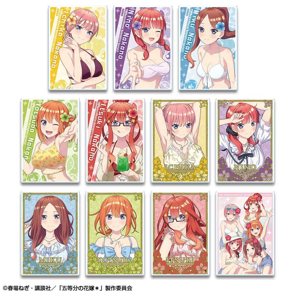 五等分の花嫁＊ トレーディングアクリルカード 11個入り1BOX