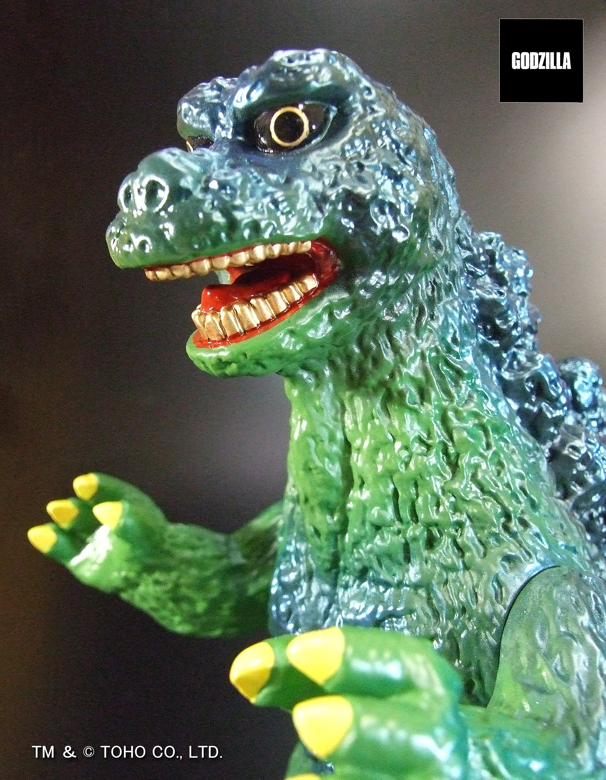 ゴジラ グレートザウルス　ポピー　マルサン　ブルマァク　レトロ品　当時物 復刻版ポピーグレートザウルス ゴジラ（レトログリーンVer.）