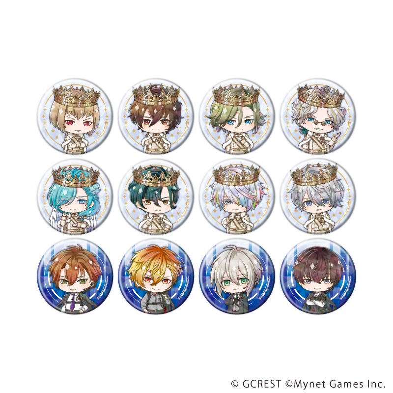 夢王国と眠れる100人の王子様 ホログラム缶バッジ 57mm 07 ミニキャラ