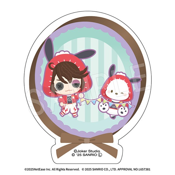 第五人格×サンリオ ダイカットステッカー 囚人 ×ポチャッコ｜ホビーの