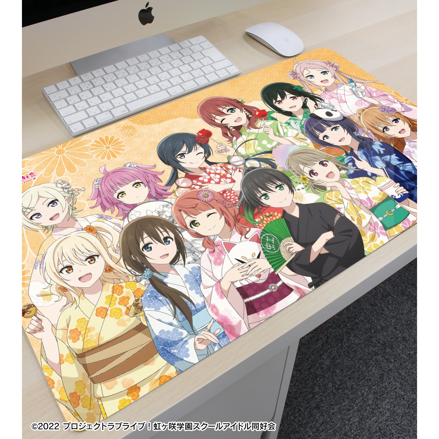 虹ヶ咲学園スクールアイドル同好会　プレイマット　めばち ラブライブ 虹ヶ咲学園スクールアイドル同好会 プレイマット めばち