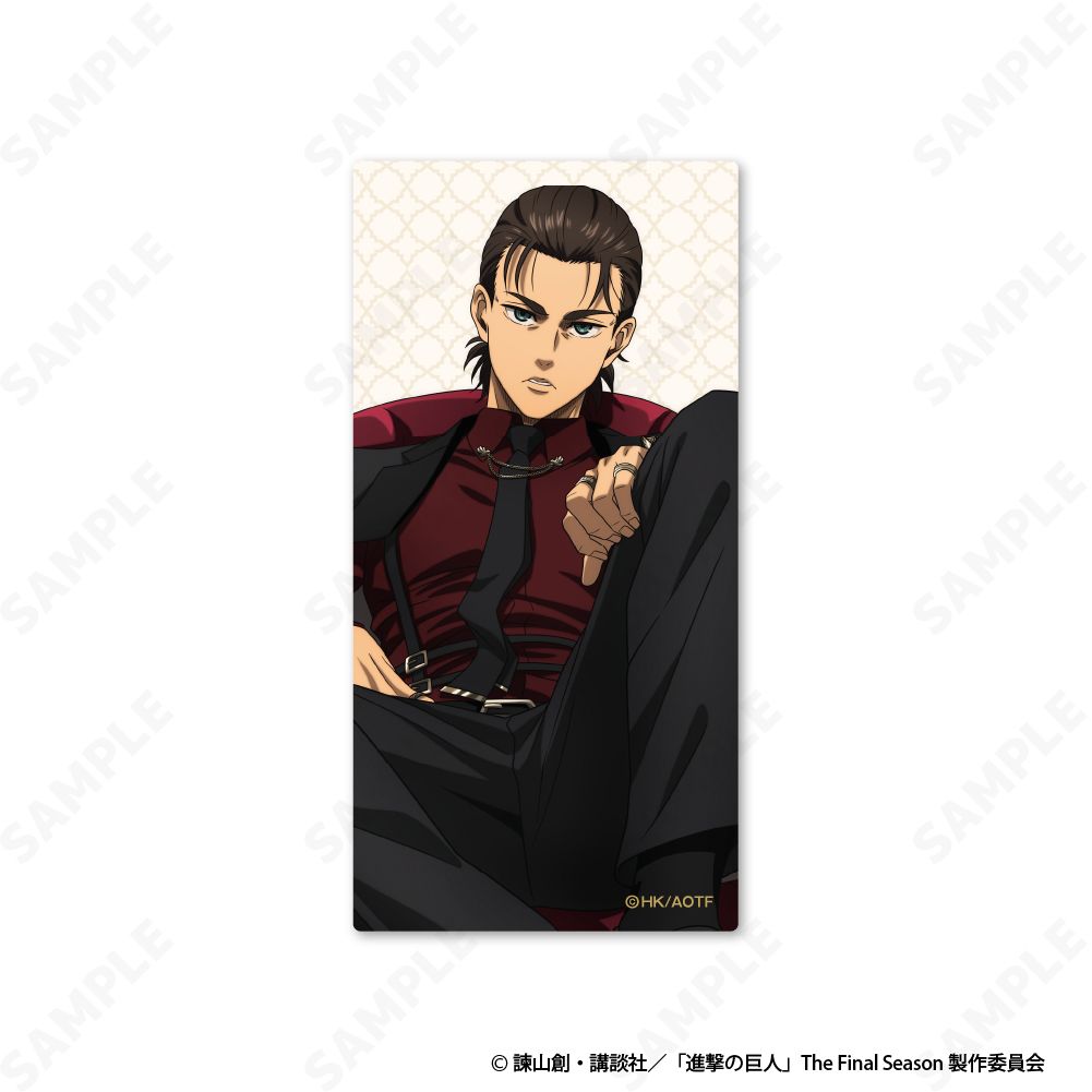 進撃の巨人　エレン・イェーガー　クリアファイル 進撃の巨人 クリアファイル＆ステッカーセット 1.エレン・イェーガー