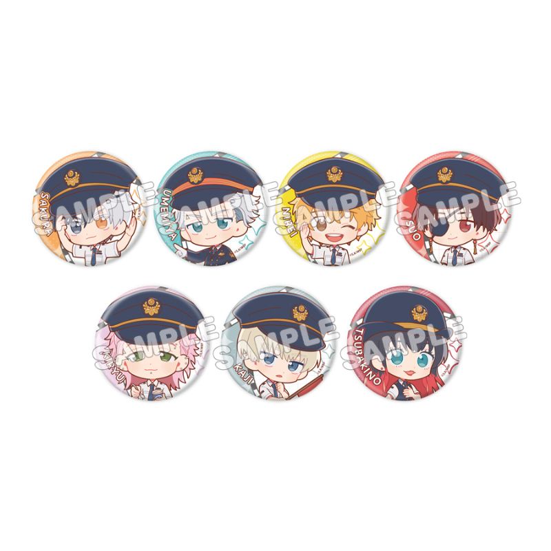 JR東海×WIND BREAKER トレーディング缶バッジ ミニキャラ 7個入り1BOX