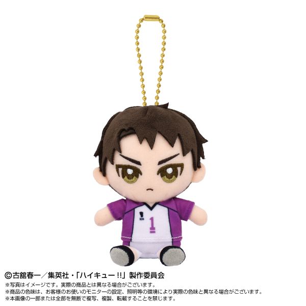 予約特別価格】ハイキュー!! Chibiぬいおすわりマスコット 牛島 若利