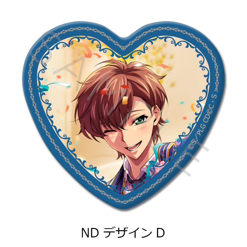 コードギアス 反逆のルルーシュ ハート型缶バッジ 10個入り1BOX