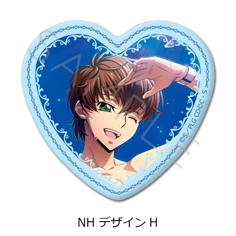 コードギアス 反逆のルルーシュ ハート型缶バッジ 10個入り1BOX