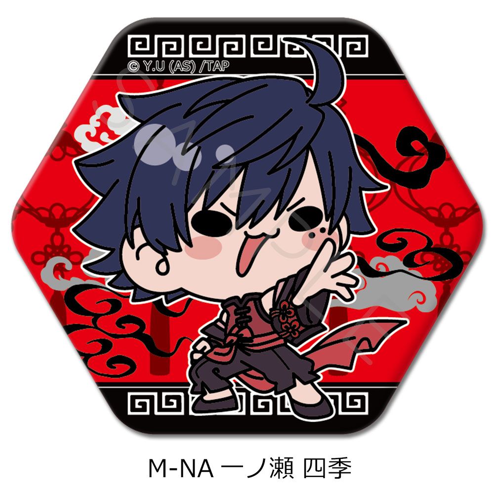 TVアニメ 桃源暗鬼 六角形缶バッジ M-NA 一ノ瀬 四季｜ホビーの総合