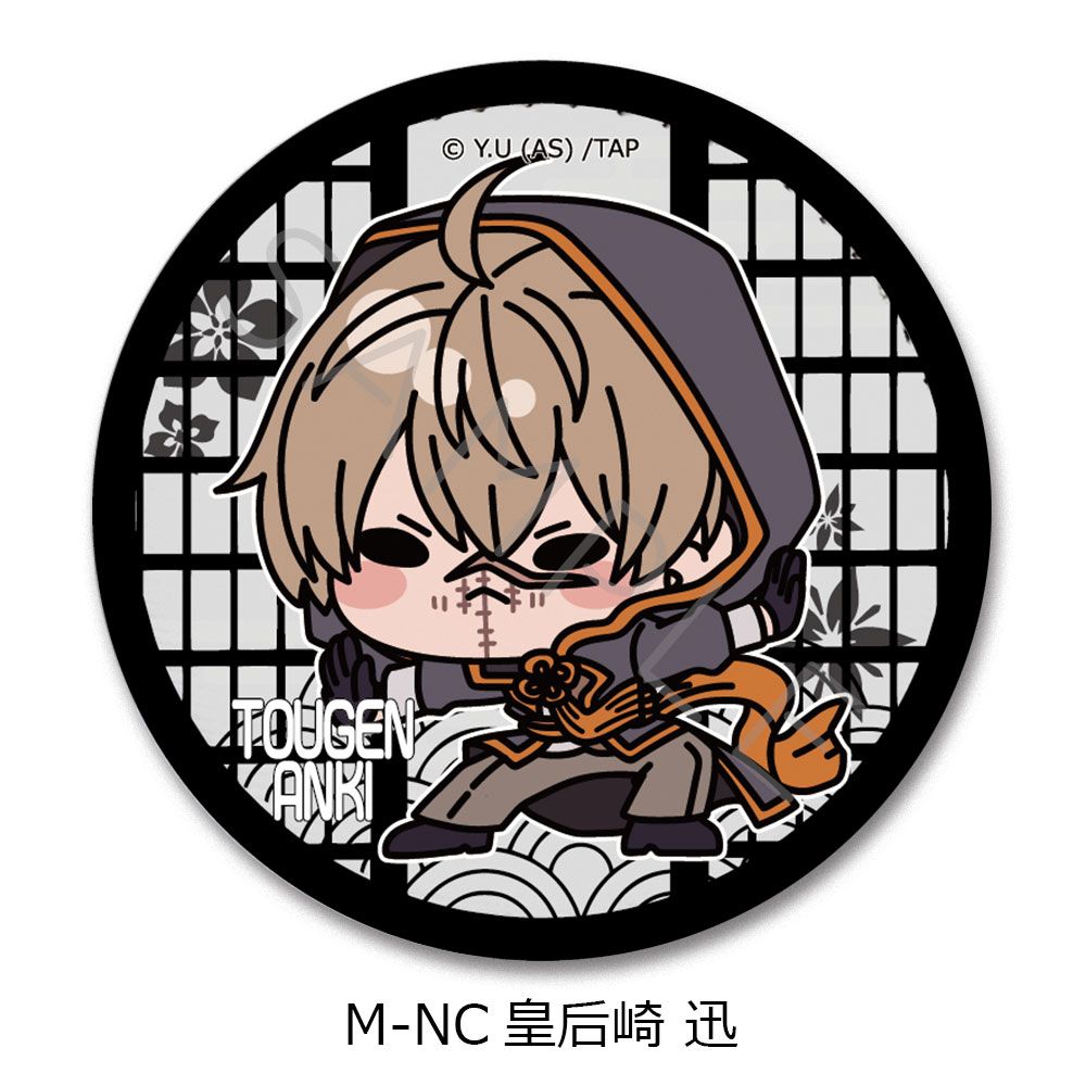 TVアニメ 桃源暗鬼 レザーバッジ 丸形 M-NC 皇后崎 迅｜ホビーの総合