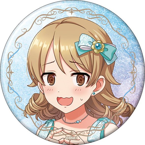 森久保乃々 プライズ缶バッジ アイドルマスター シンデレラガールズ グリッター缶バッジ 森久保乃々