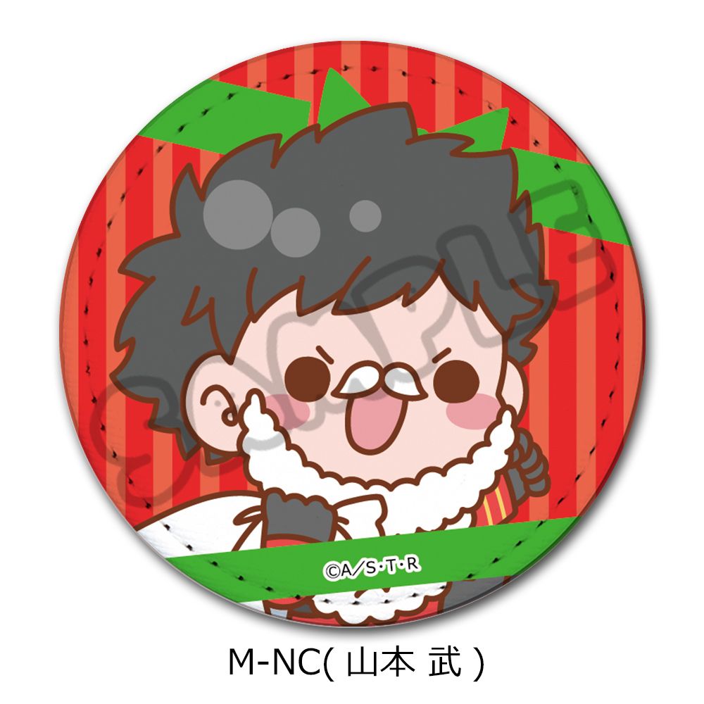 TVアニメ 家庭教師ヒットマンREBORN！ レザーバッジ 丸形M-NC 山本 武